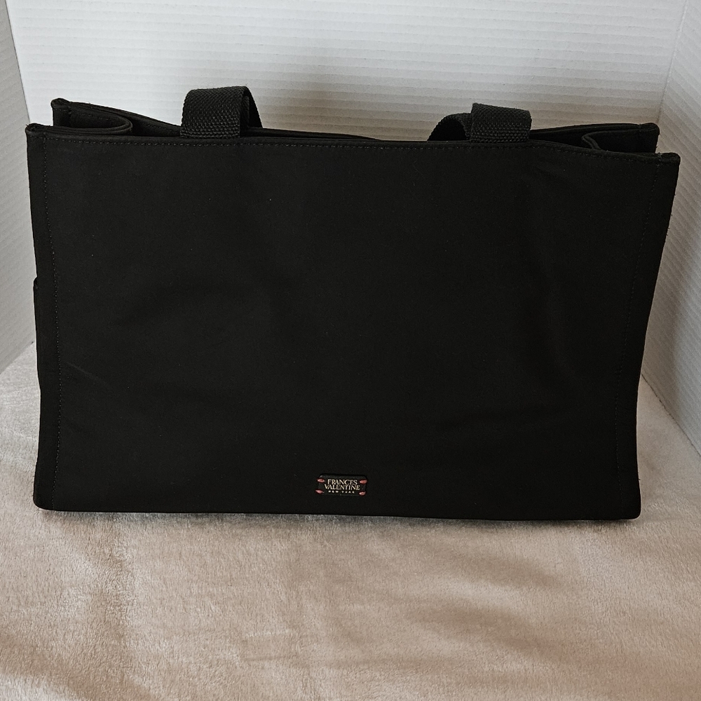 Frances Valentine Black Tote Bag